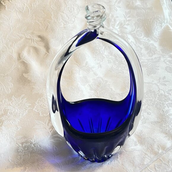 blue cobalt basket - Picture 4 of 8